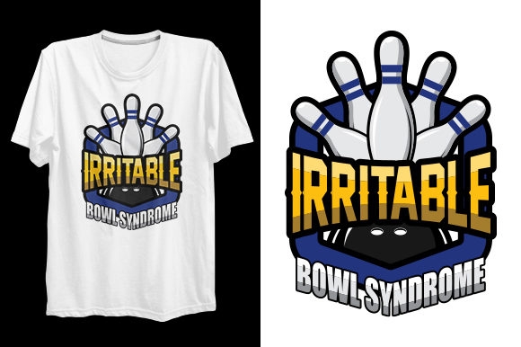 Bowling Ball T-Shirt Graphics & Print Templates