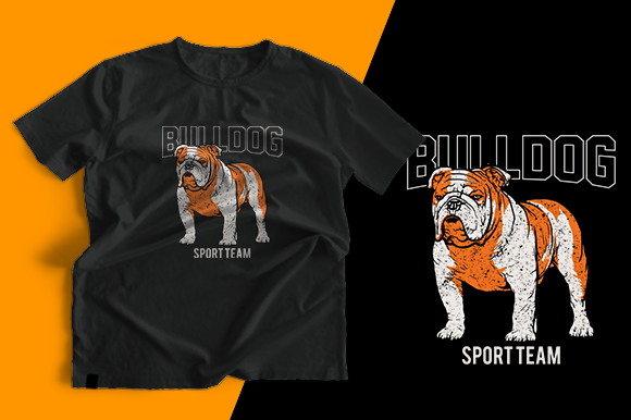Bulldog Sport Team Graphics & Print Templates