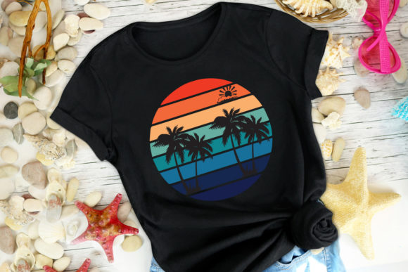 Cool Summer Tshirt SVG EPS PNG: Graphics & Print Templates