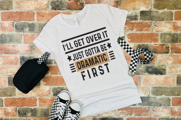 Dramatic First Tshirt: Graphics & Print Templates