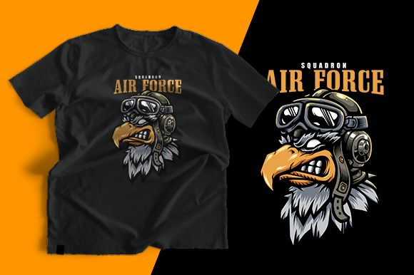 Eagle Aviator Graphics for Print Templates