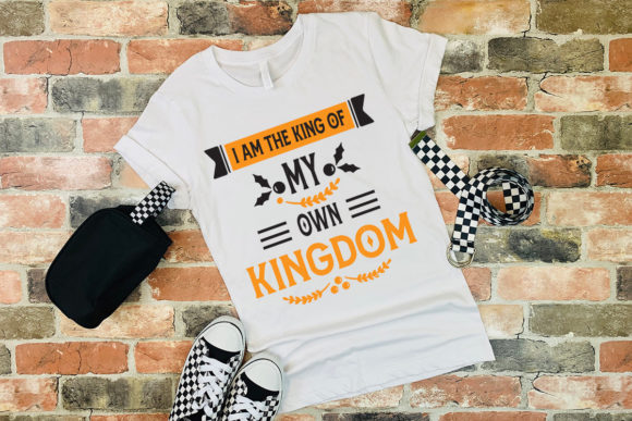 I Am the King T-shirt Design SVG EPS PNG