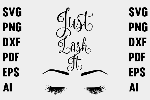 Lash T-shirt Design as Graphics & Print Templates