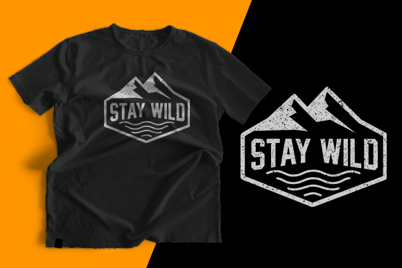 T-shirt Design - Stay Wild: An Embroidery Review