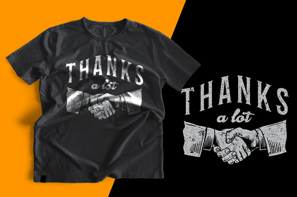 T-Shirt Design - Thanks Graphics Print Template Review