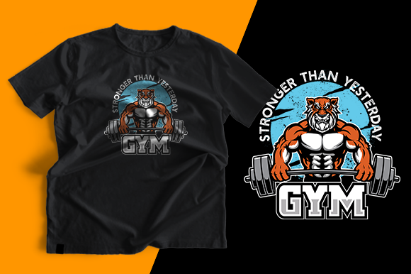 Tiger Gym Graphics: A Print Template Review