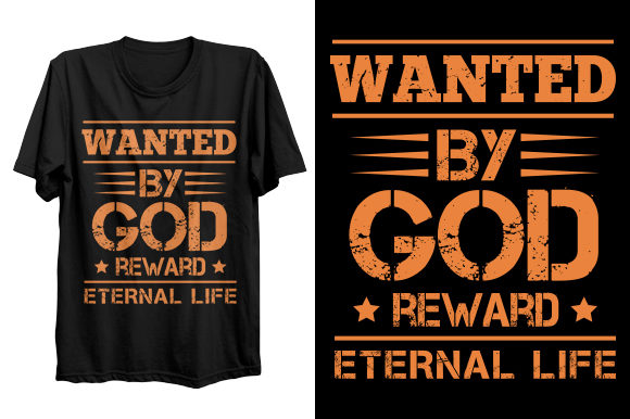 Wanted Poster T-Shirt Graphics & Print Templates