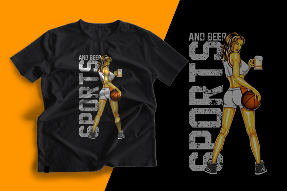 Women Sport Beer Graphics & Print Templates Review